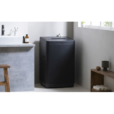 全自動洗濯機 6.0kg ブラック アイリスオーヤマ 縦型[53752891]