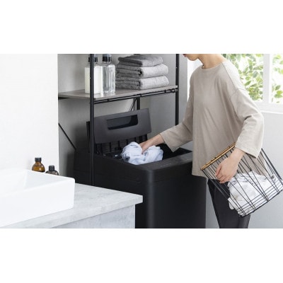 全自動洗濯機 6.0kg ブラック アイリスオーヤマ 縦型[53752891]