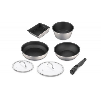 フライパンセット ダイヤモンドグレイス 7点セットシルバー アイリスオーヤマ[53752892]