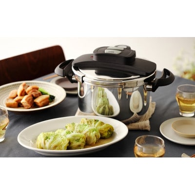 両手圧力鍋5L ih対応 アイリスオーヤマ レシピブック付き[53752897]