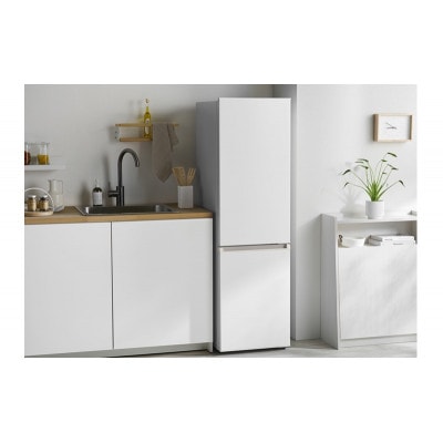 冷凍冷蔵庫 170L ナチュラルホワイト 2ドア アイリス 直冷式 スリム右開き[53752906]