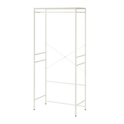 チェスト上ハンガーラック  幅約84.7cm ホワイト  アイリスオーヤマ[53753081]