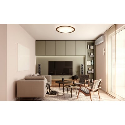 LEDシーリングライト 6畳調色 ウッドフレーム　畳調光調色　アイリスオーヤマ[53753097]