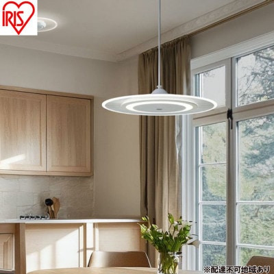 LEDペンダントライト パネルライト 6畳 昼光色　ホワイト アイリスオーヤマ[53753108]