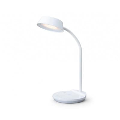 LEDデスクライトQi充電シリーズ 平置きタイプ調光・調色 白 アイリスオーヤマ[53753132]