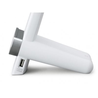 LEDデスクライトQi充電シリーズ 縦置きタイプ 調光・調色 白アイリスオーヤマ[53753134]