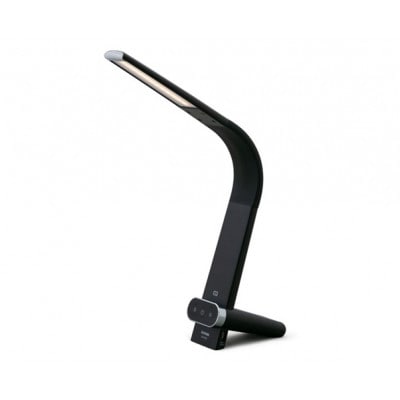 LEDデスクライトQi充電シリーズ 縦置きタイプ 調光・調色 黒アイリスオーヤマ[53753135]