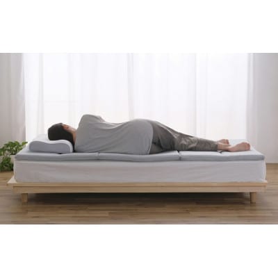 エアリーマットレス センターフィットタイプ シングル 折り畳み アイリスオーヤマ[53753142]