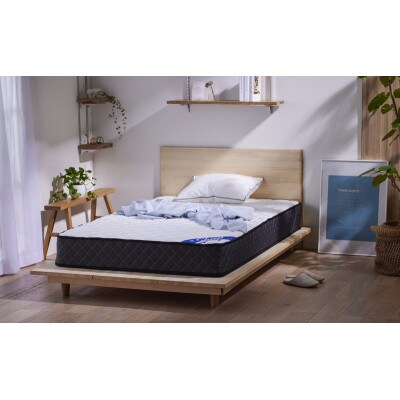 マットレス ポケットコイルマットレス 白 セミダブル　アイリスオーヤマ[53753151]