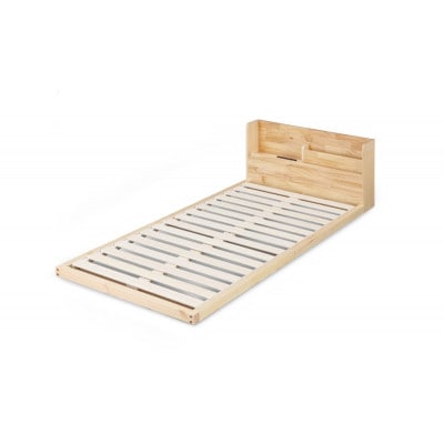 宮付き高耐荷重すのこベッド HWBM-S ナチュラル  シングル [53753155]