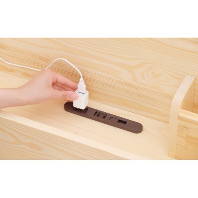 宮付き高耐荷重すのこベッド HWBM-D ナチュラル  ダブル アイリスオーヤマ[53753156]