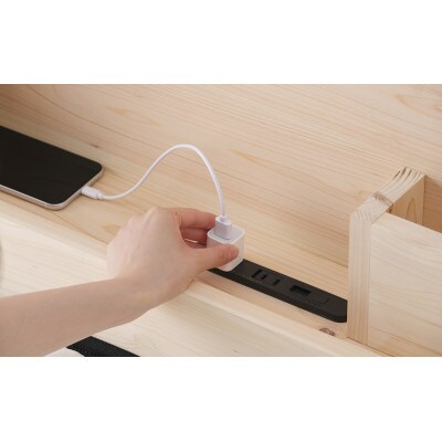 総ヒノキすのこベッド HSBM-D ナチュラル  ダブル  アイリスオーヤマ[53753158]