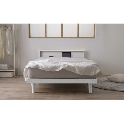 すのこベッドSD SNB-SD ホワイト アイリスオーヤマ   [53753161]