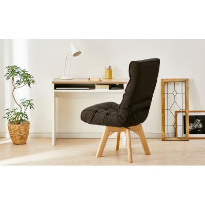 回転ファブリックチェア FACN-K ブラウン 一人掛け アイリスオーヤマ[53753180]