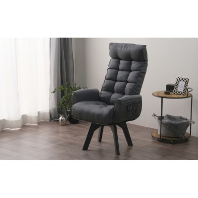 回転ファブリックチェア ハイバック FACN-KHB アッシュ  一人掛け [53753189]