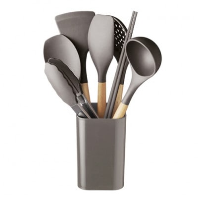 キッチンツール7点+スタンドセット KT-7SS チャコールグレー [53753203]