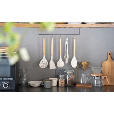 キッチンツール11点+スタンドセット KT-11SS グレージュ  [53753206]