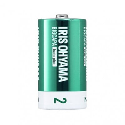 BIGCAPA basic plus アルカリ乾電池 単2形2本パック [53753213]