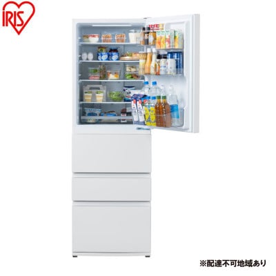 冷凍冷蔵庫 371L ホワイト　アイリスオーヤマ　ファン式[53752982]