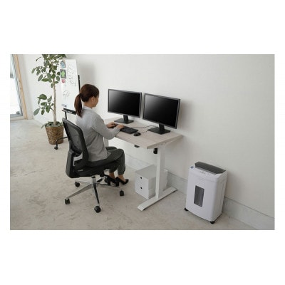 電動昇降テーブル  ホワイト 高さ調節 アイリスオーヤマ[53752978]