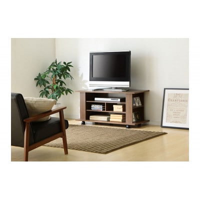 テレビ台 AVボードオープンタイプ  ブラウン アイリスオーヤマ[53752961]