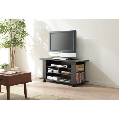 テレビ台 AVボードオープンタイプ  ブラックオーク アイリスオーヤマ[53752963]