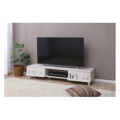 テレビ台 AVボードボックスタイプ  オフホワイト アイリスオーヤマ[53752965]