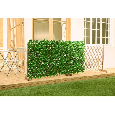 DECO GREEN 伸縮フェンス ライトグリーン アイリスオーヤマ[53752991]