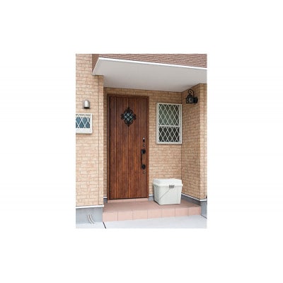 宅配ボックス540 ホワイト アイリスオーヤマ 69L 南京錠 ワイヤー付き[53752952]