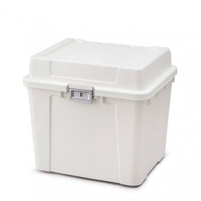 宅配ボックス540 ホワイト アイリスオーヤマ 69L 南京錠 ワイヤー付き[53752952]