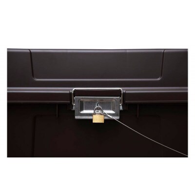 宅配ボックス540 ブラウン アイリスオーヤマ 69L 南京錠 ワイヤー付き[53752953]