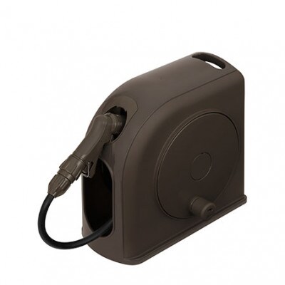 フルカバーホースリール スリムHG ダークブラウン 15m アイリスオーヤマ[53752960]