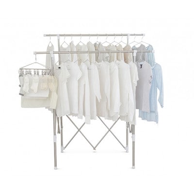 伸縮スリム収納物干し アイリスオーヤマ[53753025]