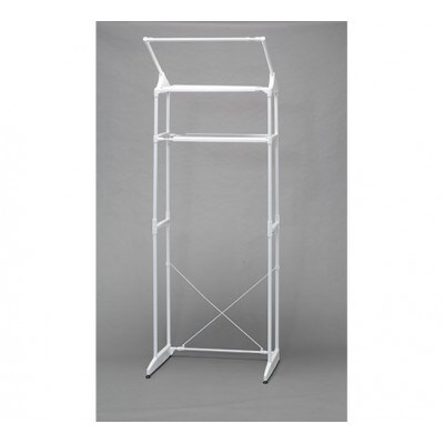 ハンガーバー付ランドリーラック ホワイト アイリスオーヤマ[53753035]