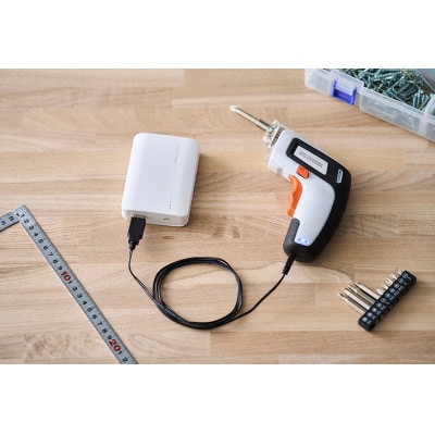 充電式電動ドライバー ホワイト アイリスオーヤマ [53753052]