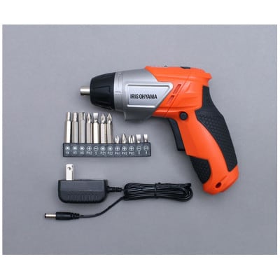 電動工具 充電式電動ドライバー オレンジ アイリスオーヤマ[53753053]