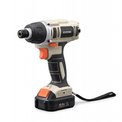 充電式インパクトドライバ10.8V サンドベージュ アイリスオーヤマ[53753061]