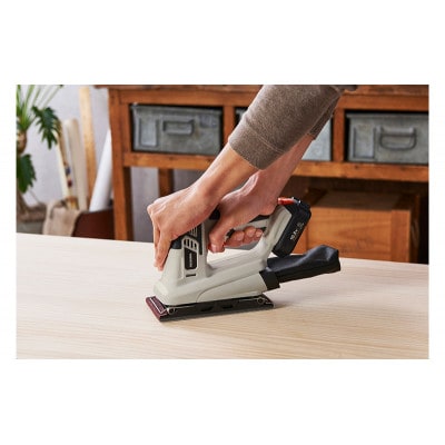 充電式オービタルサンダ10.8V サンドベージュ アイリスオーヤマ[53753065]