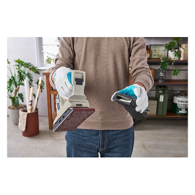 充電式オービタルサンダ10.8V サンドベージュ アイリスオーヤマ[53753065]