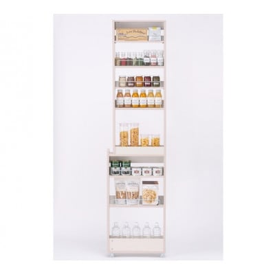 キッチン隙間収納ラック KSRーH120 白 アイリスオーヤマ ハイタイプ[53753357]