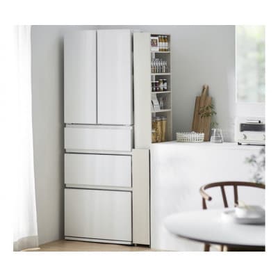 キッチン隙間収納ラック KSRーH160 白 アイリスオーヤマ ハイタイプ[53753359]