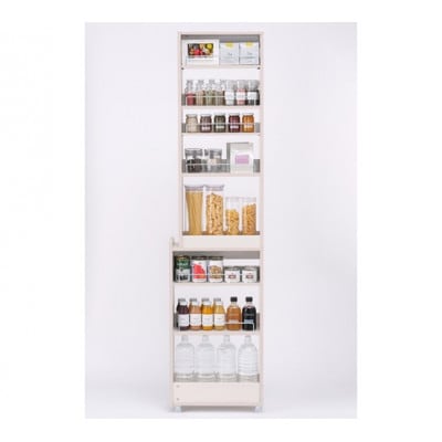 キッチン隙間収納ラック KSRーH200 白 アイリスオーヤマ ハイタイプ[53753361]