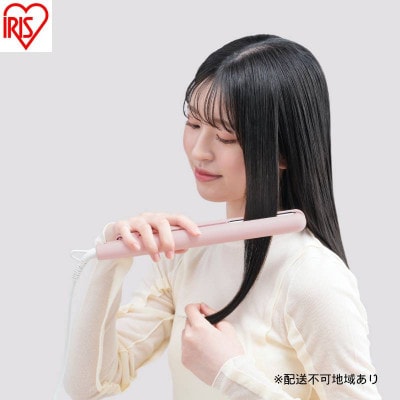 ストレートアイロン HIR-MS102-P ピンク  ミコラ アイリスオーヤマ[53753384]