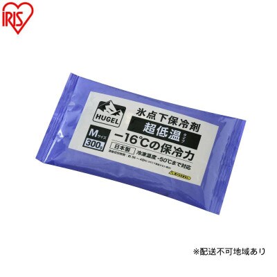 【10個セット】HUGEL 氷点下保冷剤 超低温タイプ パックMサイズ アイリス[53753402]