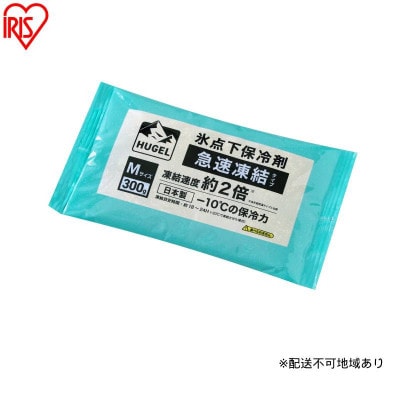 【10個セット】HUGEL氷点下保冷剤急速凍結タイプ パックMサイズ　アイリス[53753399]