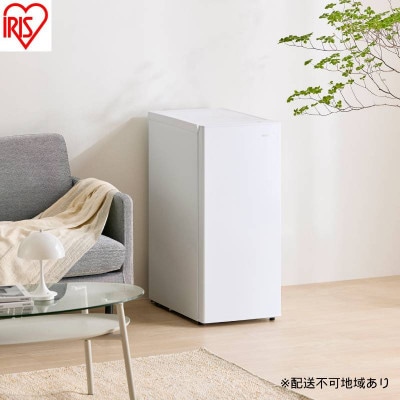スリム冷凍庫 64L IUSN-S6A-W ホワイト　アイリスオーヤマ[53753262]