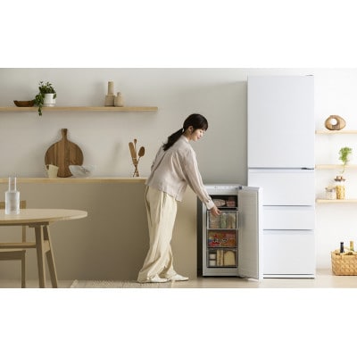 スリム冷凍庫 64L IUSN-S6A-W ホワイト　アイリスオーヤマ[53753262]