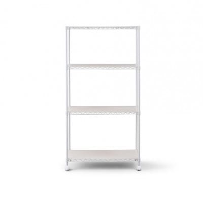 カラーメタルラック ウッドボード付き CMM-75144B 白 アイリスオーヤマ[53753285]