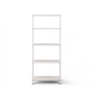 カラーメタルラック ウッドボード付き CMM-75185B 白 アイリスオーヤマ[53753286]