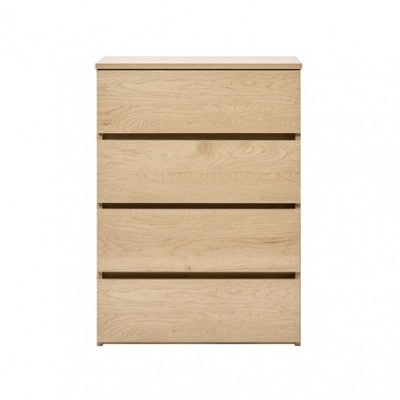 組立簡単ウッドチェスト KKWCー590 ナチュラル  4段 アイリスオーヤマ[53753289]